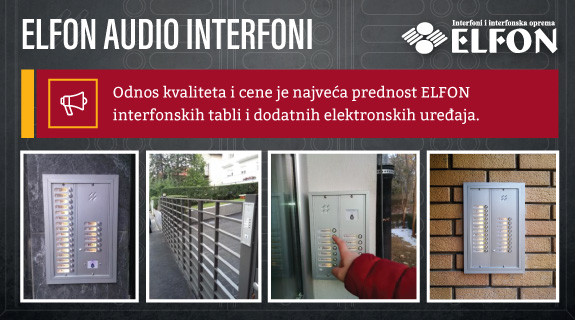 Elfon audio interfoni